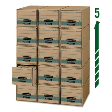 Bankers Box® Stor-drawer Steel Plus Extra Space-savings Storage Drawers, Letter Files, 14" X 25.5" X 11.5", Kraft-green, 6-carton freeshipping - TVN Wholesale